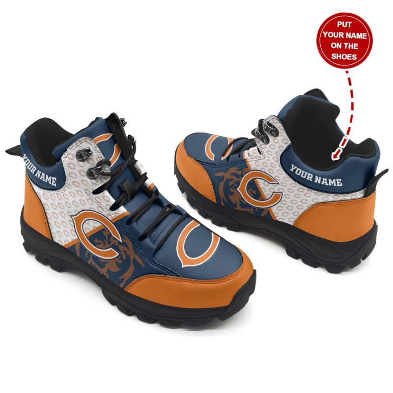 Chicago Bears Personalized Hiking Shoes