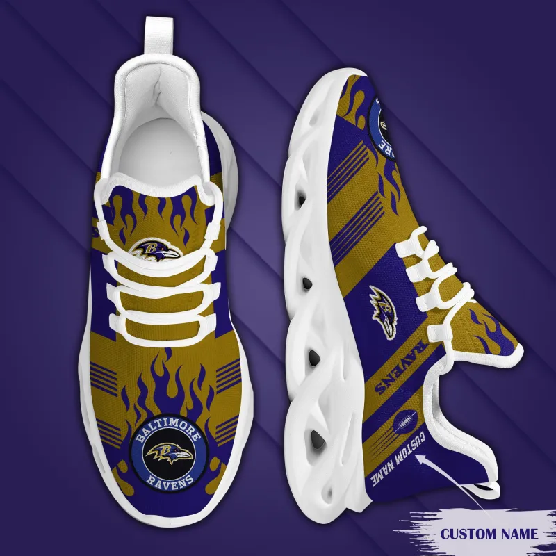 Baltimore Ravens Personalized Sneakers