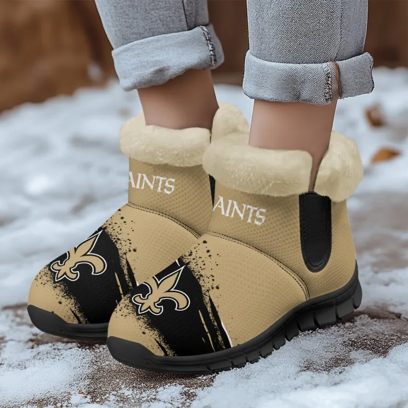 New Orleans Saints Comfy Winter Snow Boots