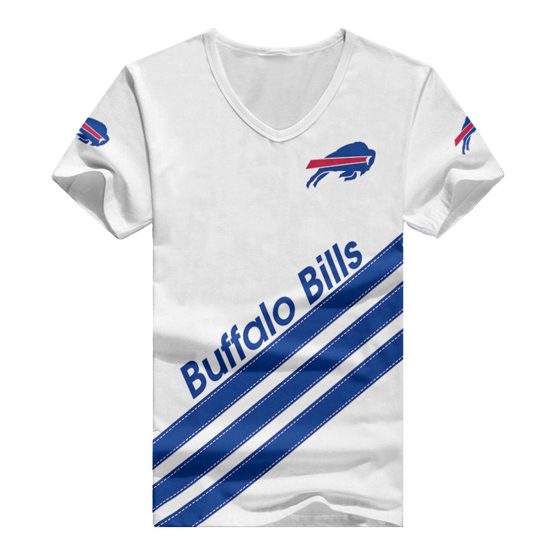 Buffalo Bills Summer V-neck Women T-shirt