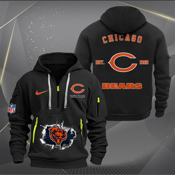 Chicago Bears Hoodie Detail