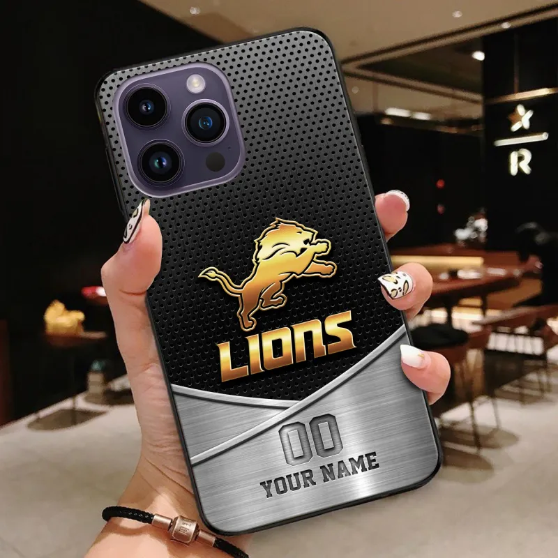 Detroit Lions Personalized Phone Case Image 2