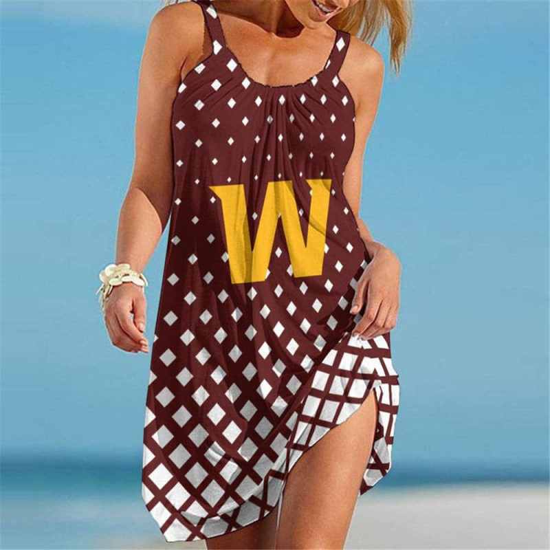 Washington Commanders Beach Dress