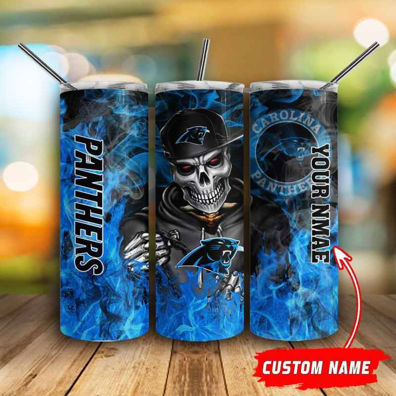 Carolina Panthers Tumbler Mockup