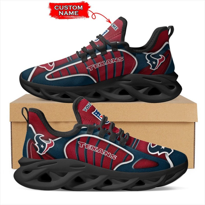 Houston Texans Personalized Yezy Running Sneakers