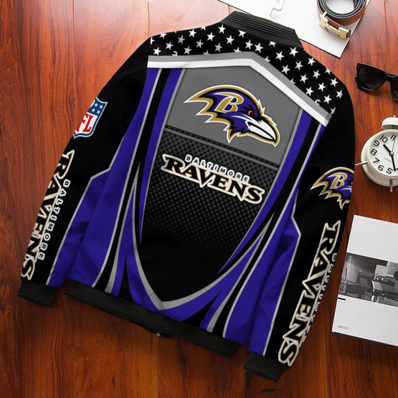 Baltimore Ravens Bomber Jacket - Game Day Apparel