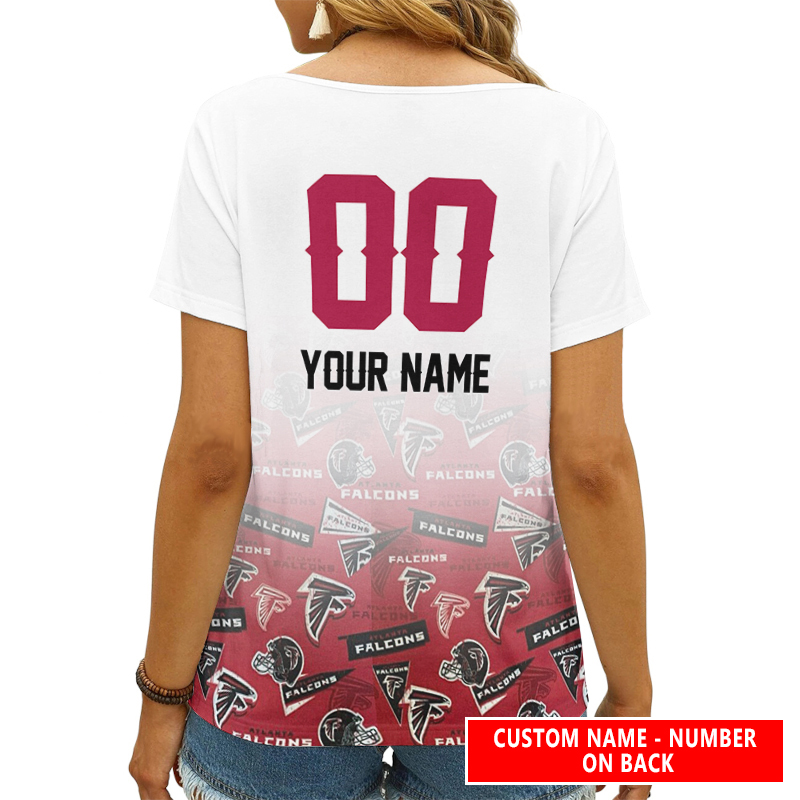 Atlanta Falcons T-shirt Back View