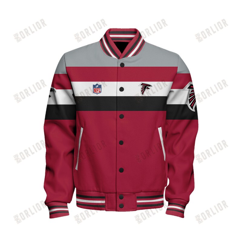 Varsity Jacket - Atlanta Falcons Fan Gear