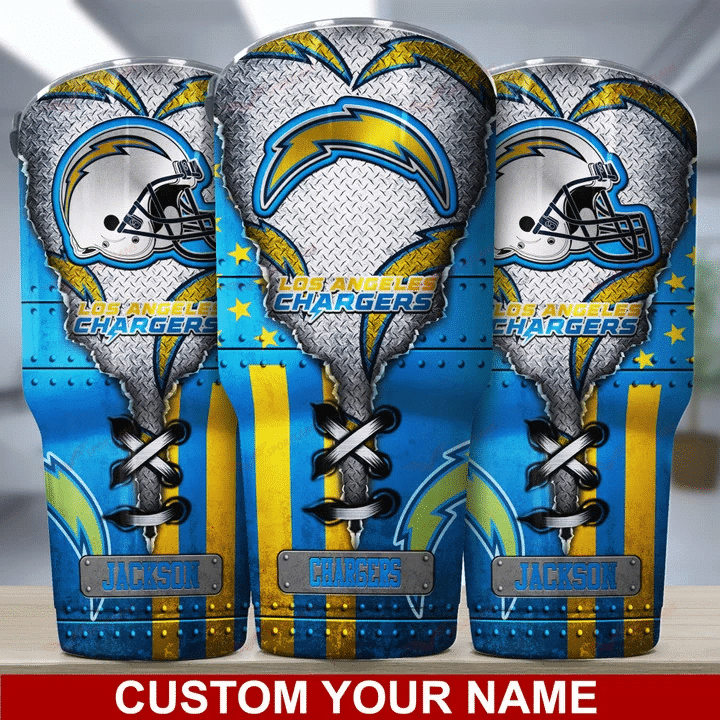 Los Angeles Chargers Tumbler Front