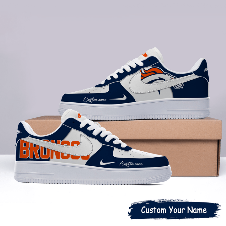 Denver Broncos Custom Name Shoes