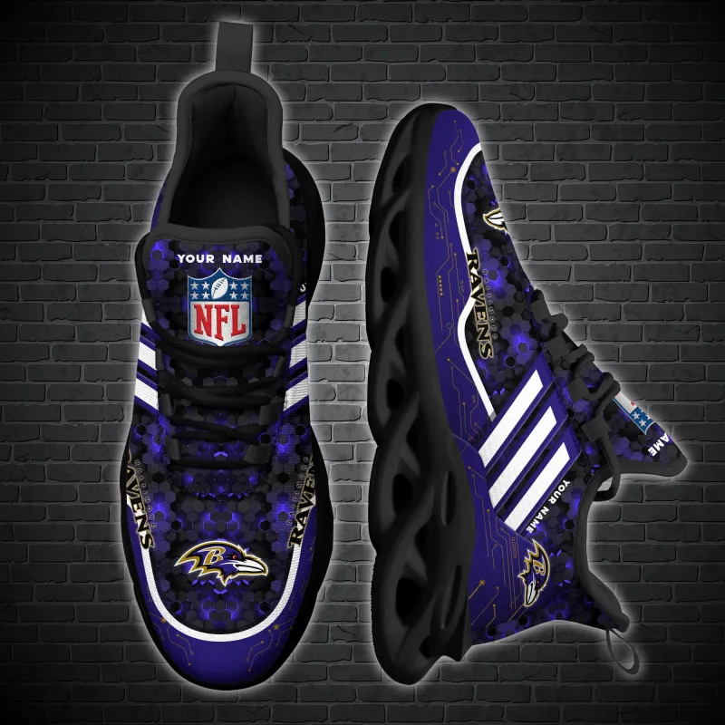 Baltimore Ravens Personalized Sneakers