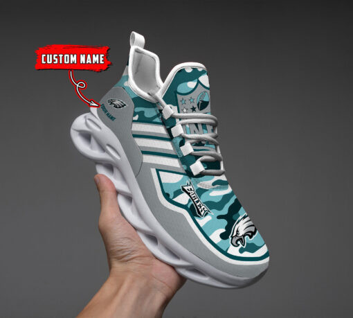 Philadelphia Eagles Personalized Yezy Running Sneakers