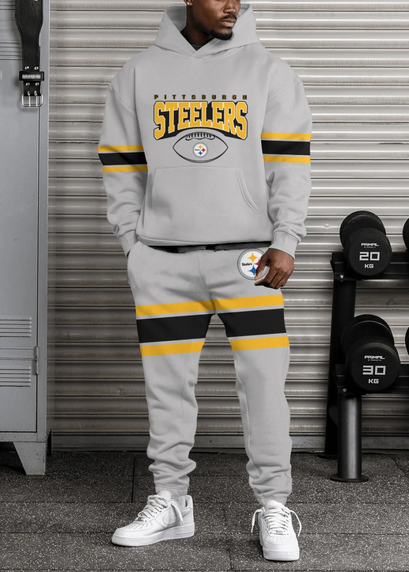 Pittsburgh Steelers Hoodie and Sweatpants Combo