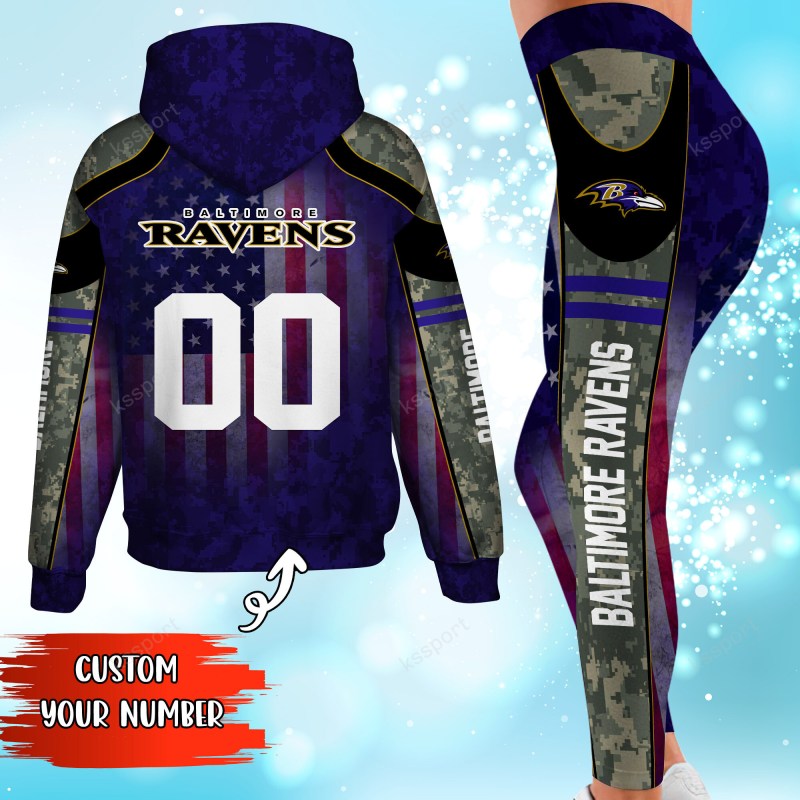 Baltimore Ravens Personalized Leggings