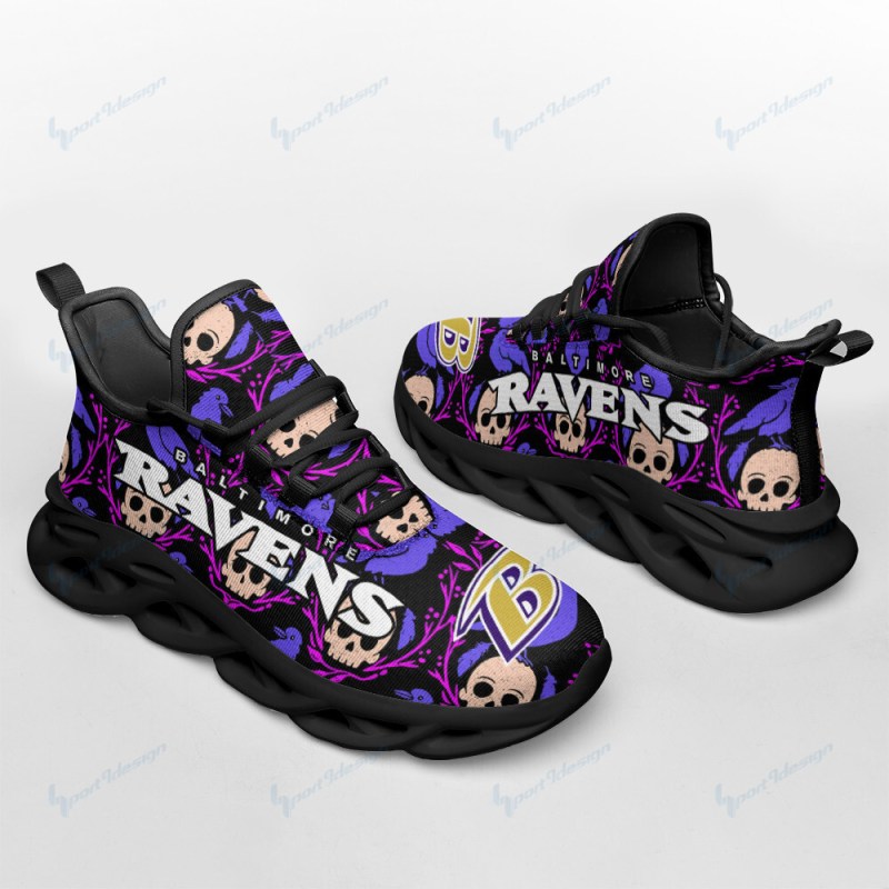 Exclusive Baltimore Ravens Yezy Running Sneakers