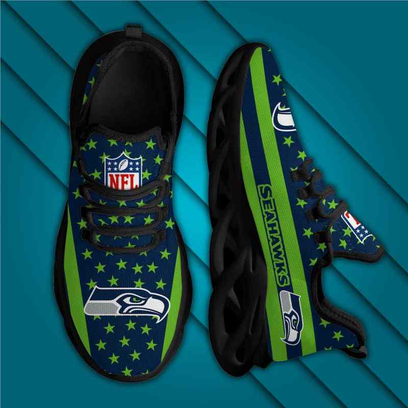 Seattle Seahawks Yezy Running Sneakers Lifestyle