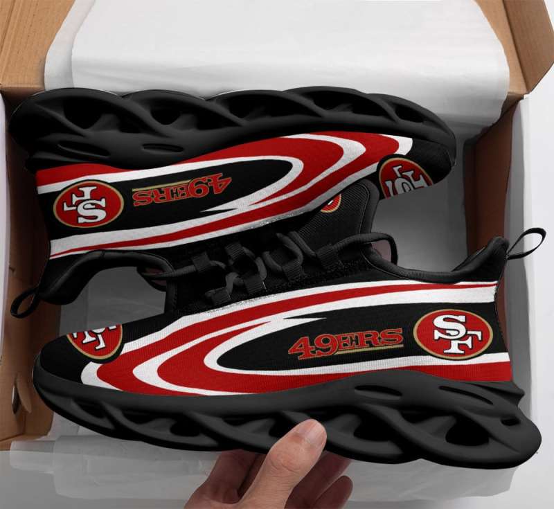 Stylish San Francisco 49ers Yezy Running Sneakers