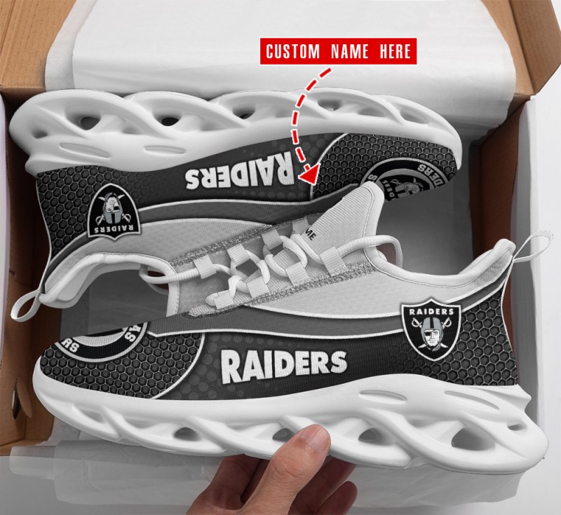 Las Vegas Raiders Sneakers Back View