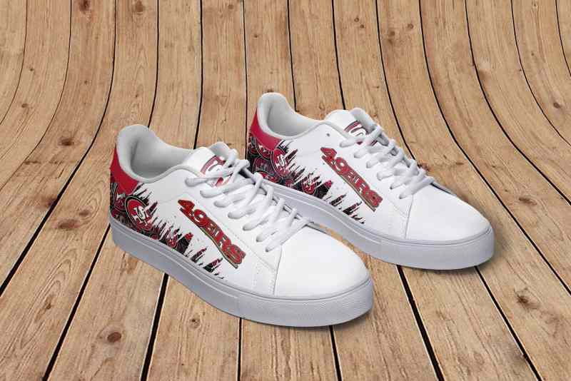 San Francisco 49ers SS Custom Sneakers Side View
