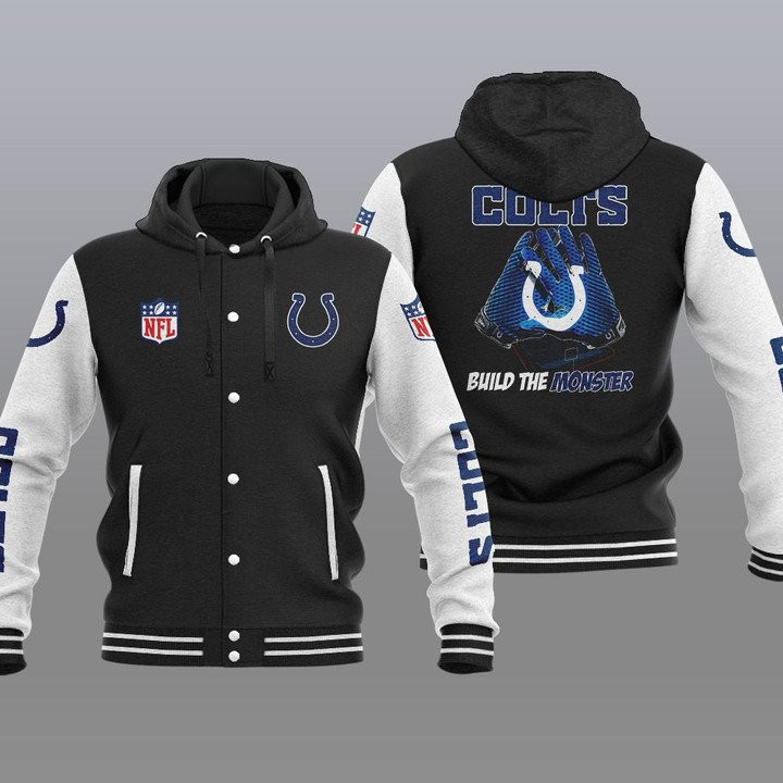Indianapolis Colts Hooded Button Jacket