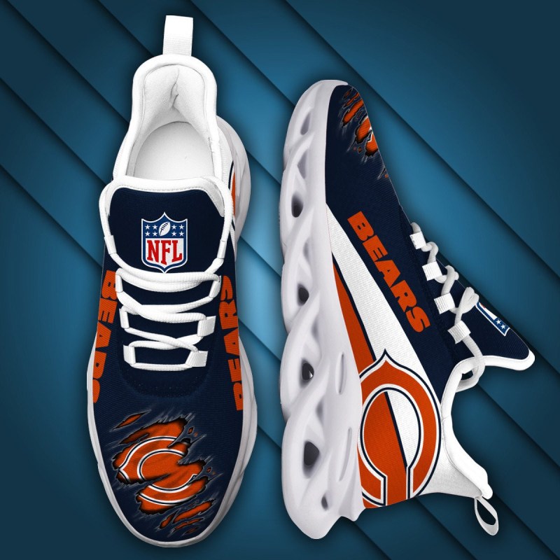 Chicago Bears Yezy Running Sneakers Design