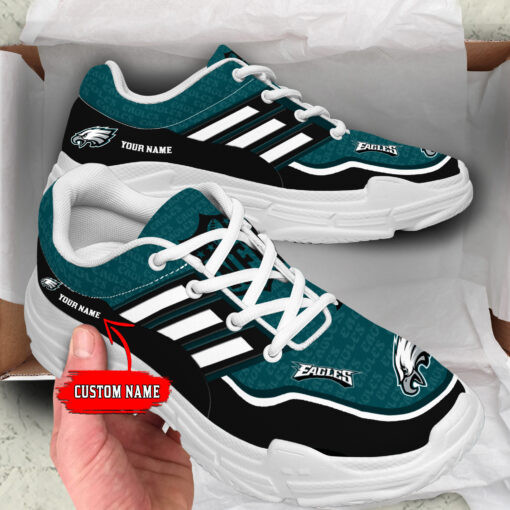 Philadelphia Eagles Personalized Chunky Sneakers
