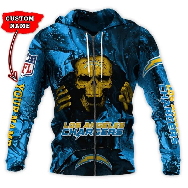 Los Angeles Chargers Personalized Hoodie