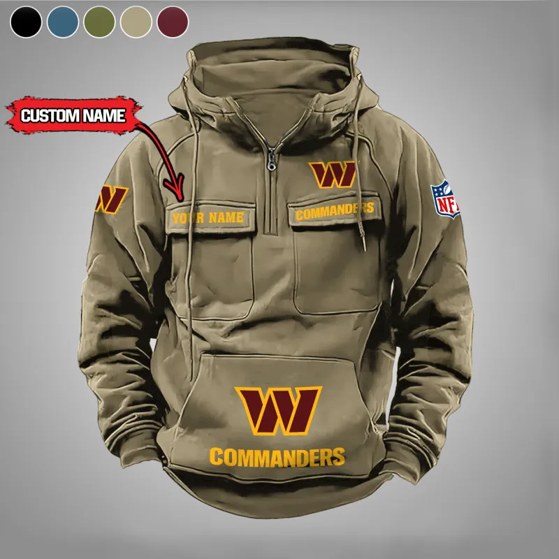 Washington Commanders Hoodie Khaki
