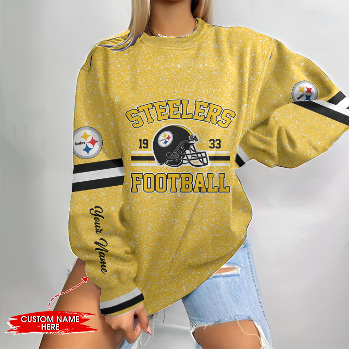 Pittsburgh Steelers Personalized Round Neck Sweatshirt