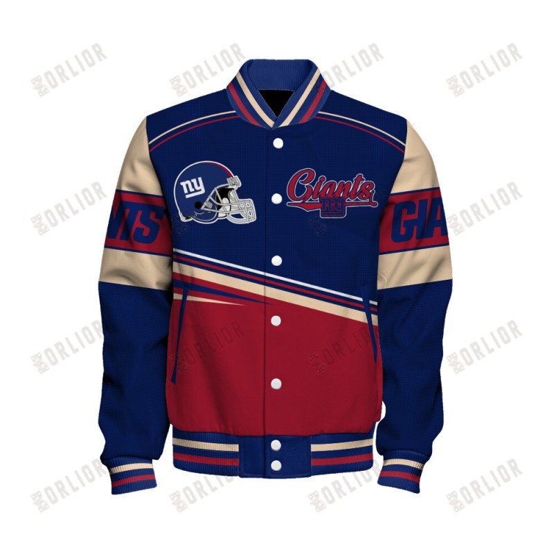 New York Giants Personalized Varsity Jacket