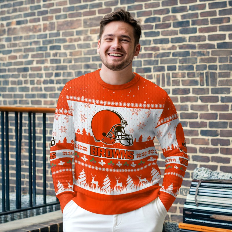 Cleveland Browns Ugly Christmas Sweater - Image 1