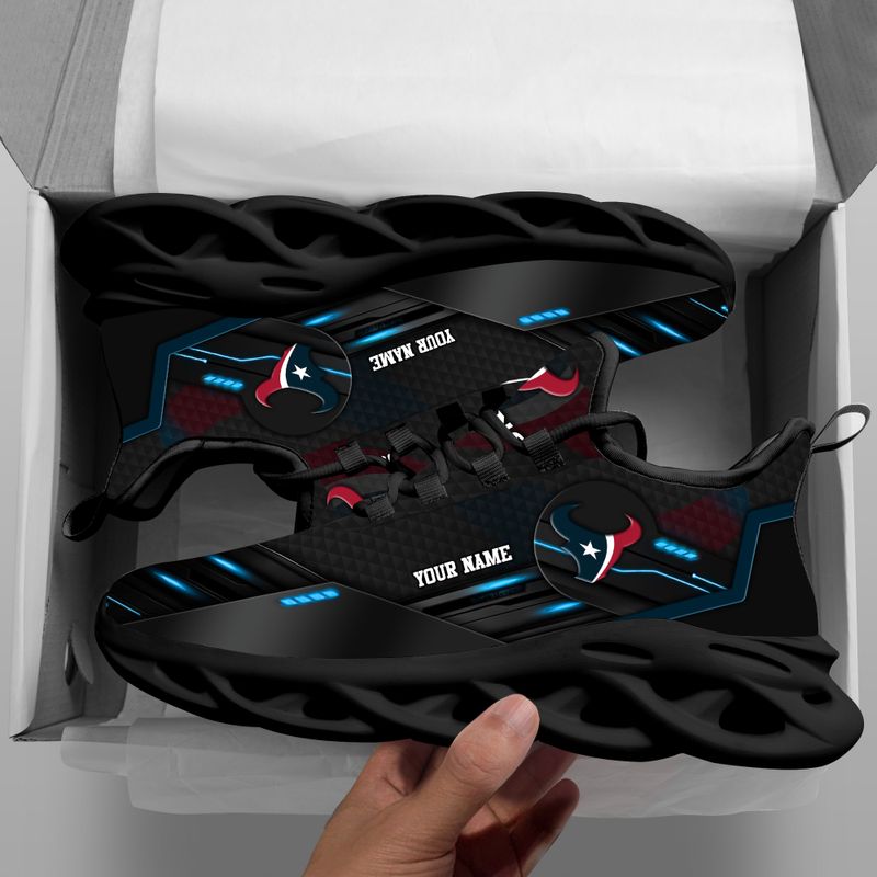 Houston Texans Personalized Yezy Running Sneakers Image 1
