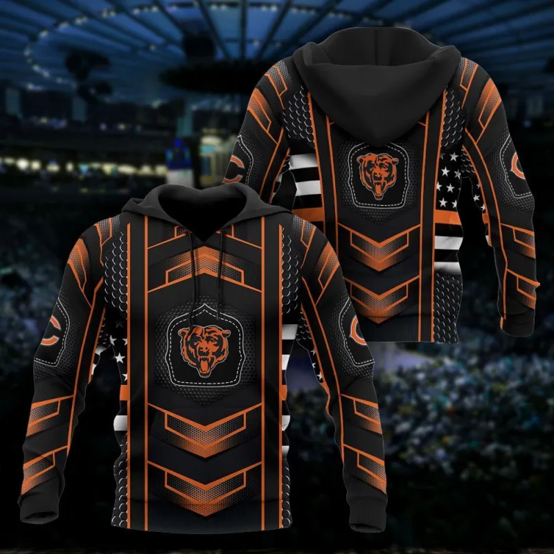 Chicago Bears Ugly Christmas Hoodie