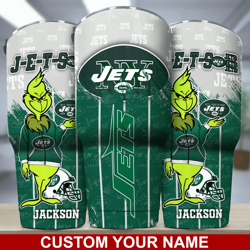 New York Jets Personalized Tumbler