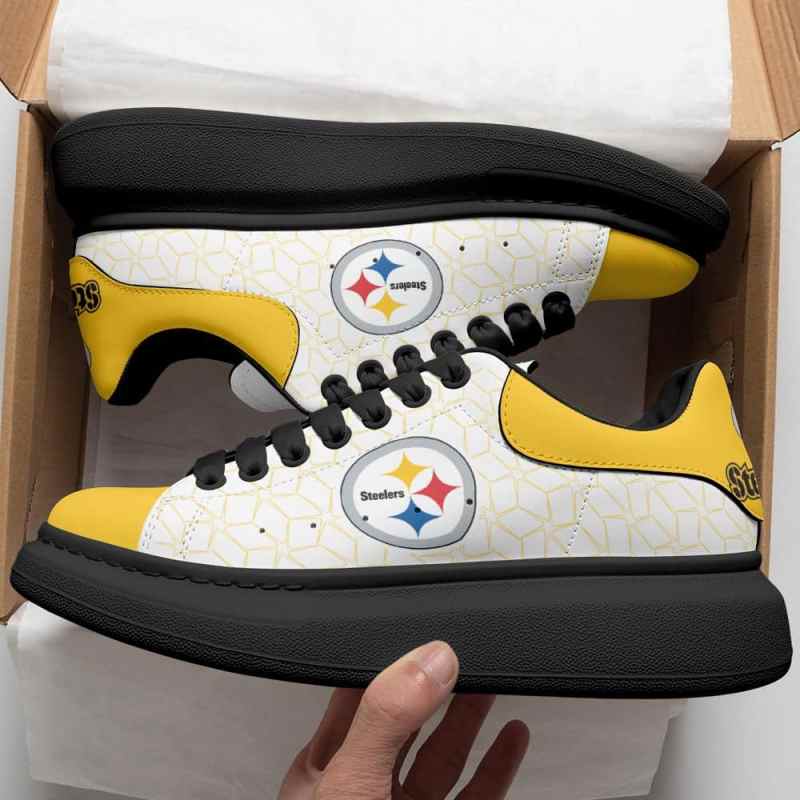 Pittsburgh Steelers MQ Sneakers BG28 Back View