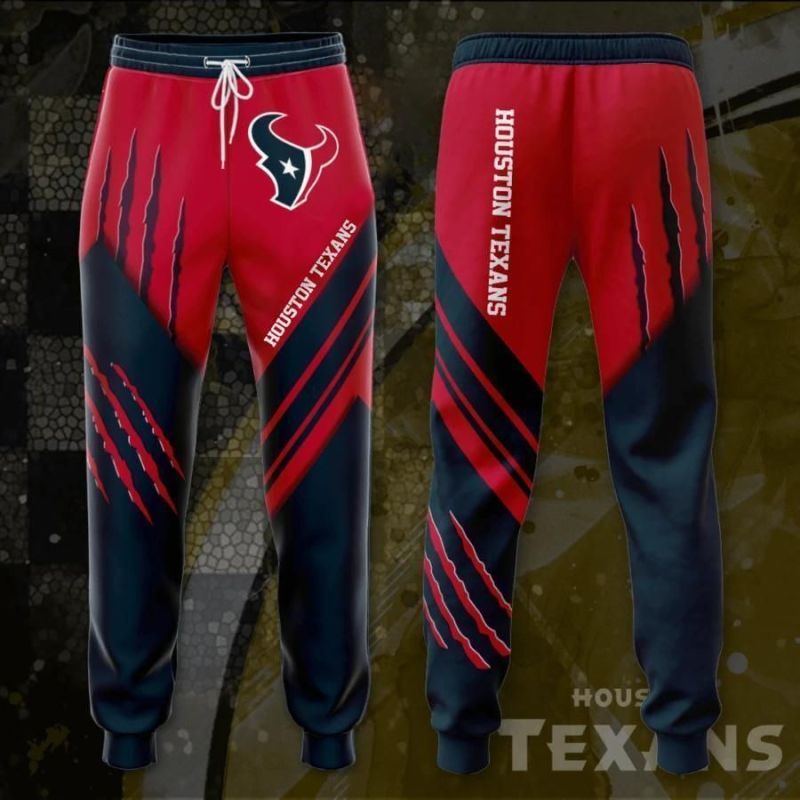 Houston Texans 3D Printed Pocket Sweatpant
