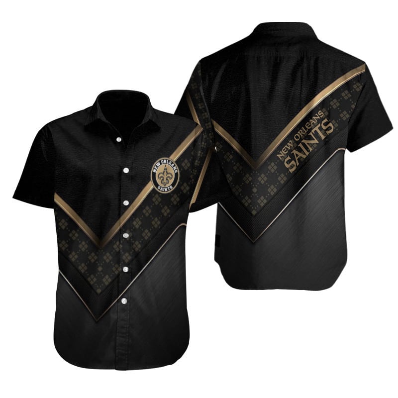 Sizing Chart for New Orleans Saints Button Shirts BG487
