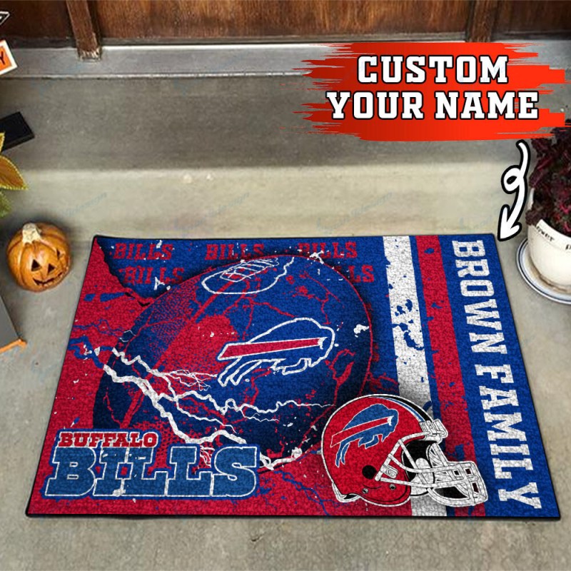 Buffalo Bills Personalized Doormat