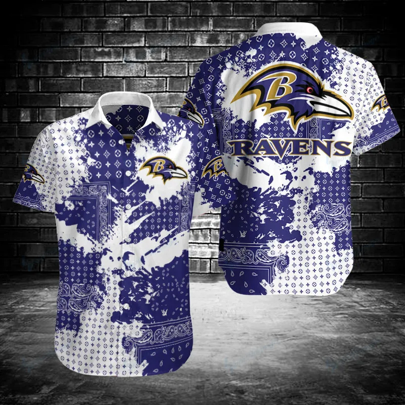 Baltimore Ravens Button Shirt Size Chart