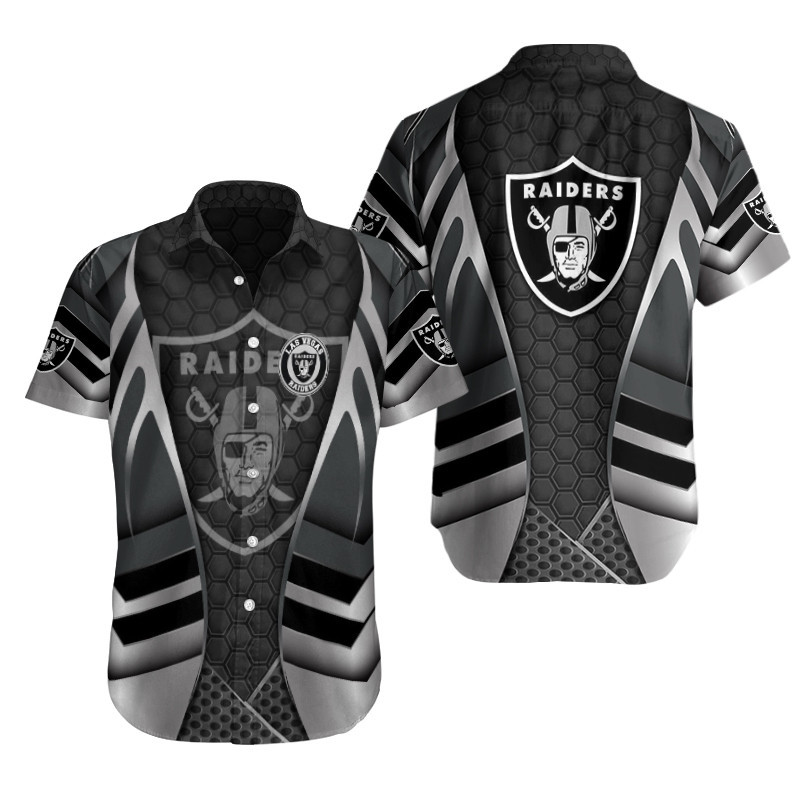 Las Vegas Raiders Button Shirt Sizing Chart