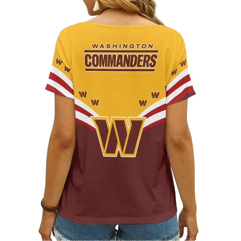 Washington Commanders V-neck T-shirt