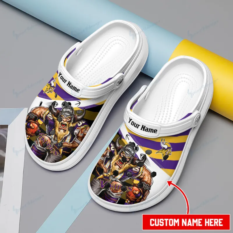 Personalized Minnesota Vikings Limited Clog