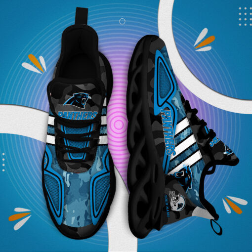 Carolina Panthers Personalized Yezy Sneakers 8