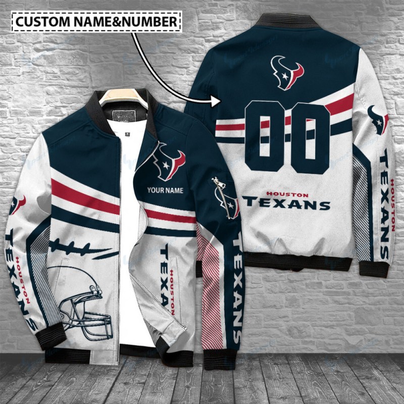 Buffalo Bills Personalized Bomber Jacket Front View