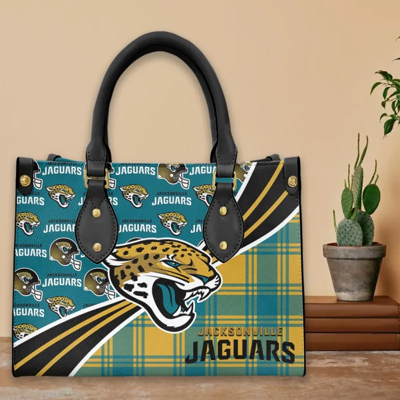 Jacksonville Jaguars Leather Hand Bag BBLTHB252