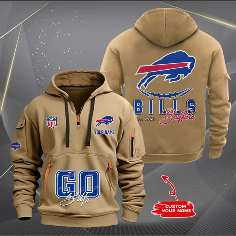 Buffalo Bills Quarter Zip Hoodie