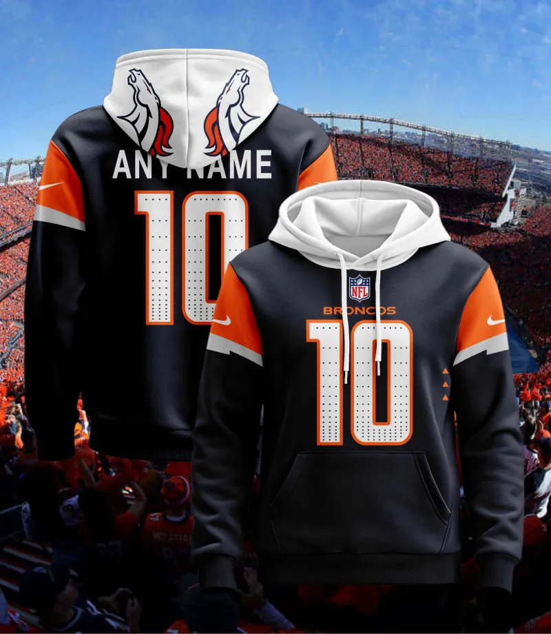 Denver Broncos Personalized Hoodie
