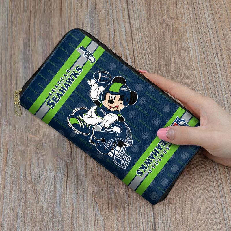 Seattle Seahawks Wallet Mockup - Display