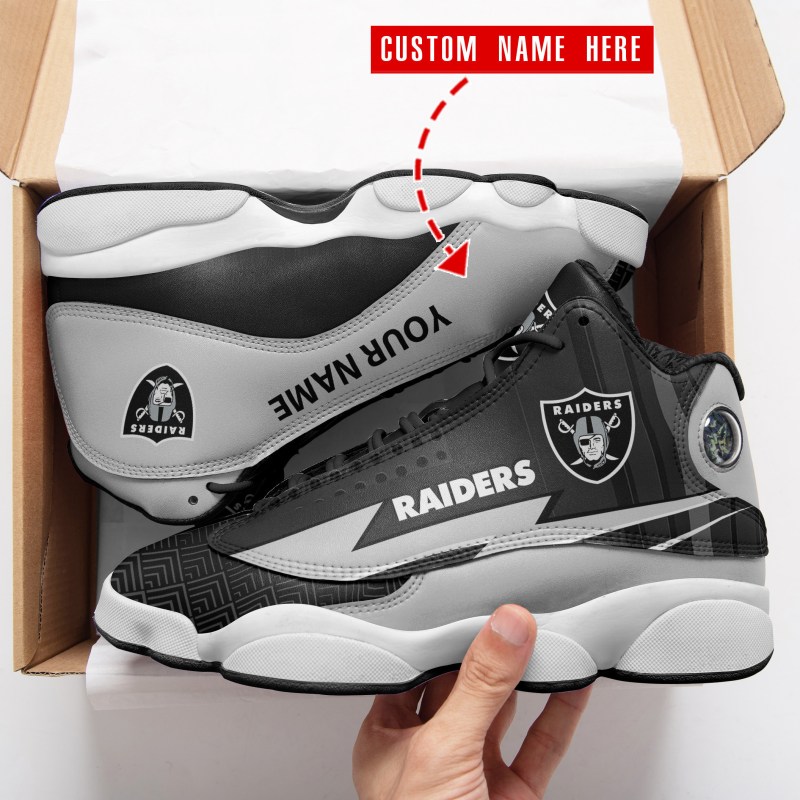 Las Vegas Raiders Personalized AJD13 Sneakers