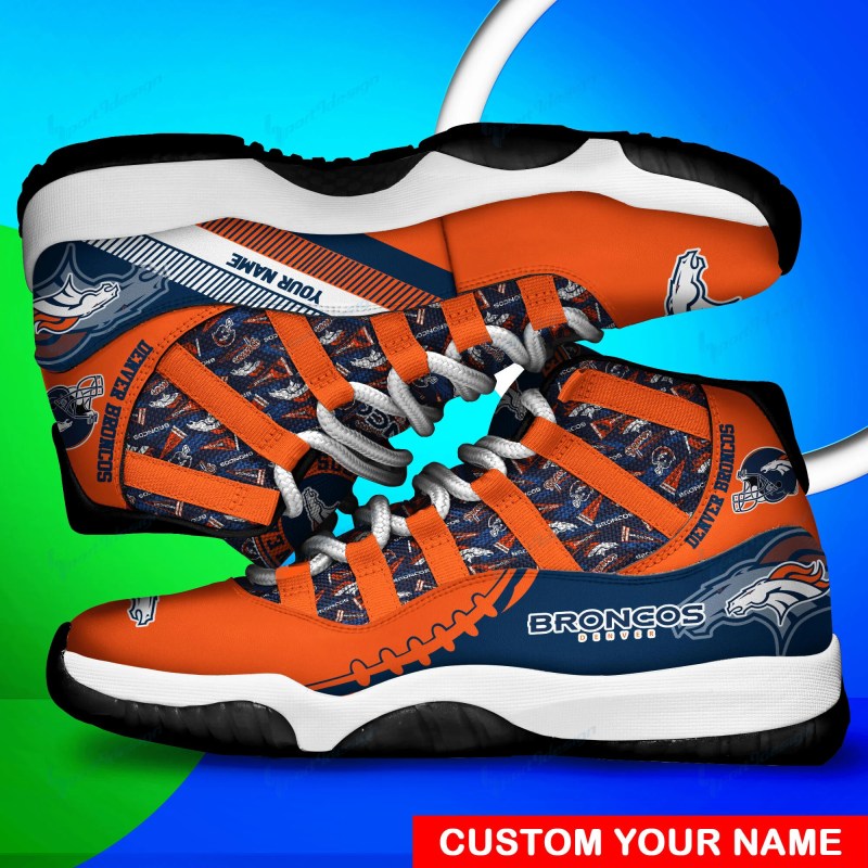 Denver Broncos Personalized AJD11 Sneakers